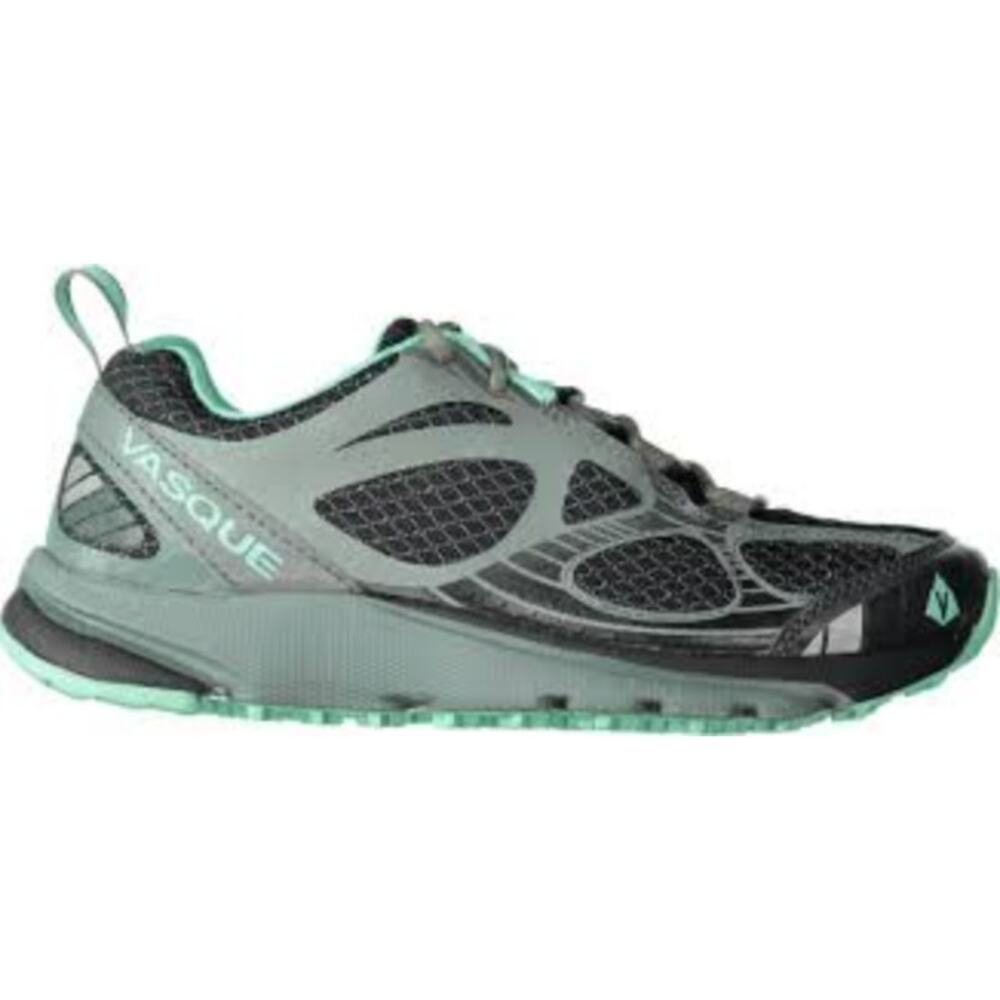 Vasque Constant Velocity Trail Running Shoes Low Lace Anthracite/Pool Blue 10M